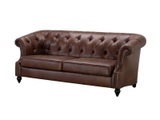 Chesterfield Sofa 3Sitzer Microfaser Vintage Look AQUITAINE Chesterfield Sofa 3Sitzer Microfaser Vintage Look AQUITAINE