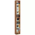 Holz CD DVD Standregal Bücherregal Aufbewahrung Deko Regal Glas Rasato XL Holz CD DVD Standregal Bücherregal Aufbewahrung Deko Regal Glas Rasato XL