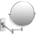 TecTake, Schminkspiegel Mit Vergrösserung Damen Silber XL