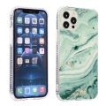 Iphone 13 Pro Max - Silikon Gummi Case Marble Unisex Weiss