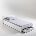 Einzelbett Crawley mit Lattenrost und Schublade Einzelbett Crawley mit Lattenrost und Schublade