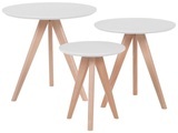 Tisch Set aus MDF-Platte Skandinavisch VEGAS Tisch Set aus MDF-Platte Skandinavisch VEGAS