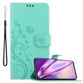 Hülle für Samsung Galaxy S10 4G Blumen Design Magnetverschluss