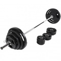 Gorilla sports, Olympia Langhantel Set Unisex Schwarz ONE SIZE