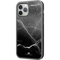 Black Rock Protective Marble Case Cover Apple iPhone 13 Pro Max Schwarz