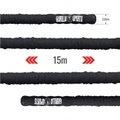 Gorilla sports, Battle Rope In Versch. Längen Und Dicken Unisex Schwarz ONE SIZE