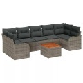 VidaXL - Modulares sofa poly-rattan, One Size, Grau