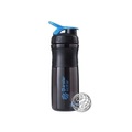 Blender Bottle, 28oz / 820ml BlenderBottle SportMixer Flip, Black/Cyan