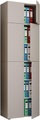 MID.YOU Aktenschrank 70/223/39 cm , Lona , Grau , Holzwerkstoff , 70x223x39 cm , melaminharzbeschichtet,Nachbildung , 000657025104