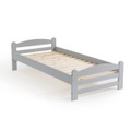 Bett Loan Mit Lattenrost Unisex Taubengrau 90X190CM