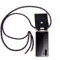 Cadorabo Handy Kette für Huawei P30 PRO in BLAU ROT WEISS GEPUNKTET - Silikon Necklace Umhänge Hülle mit Gold Ringen, Kordel Band Schnur und abnehm...