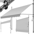 TecTake, Klemmmarkise mit Handkurbel, höhenverstellbar Klemmmarkise mit Handkurbel, höhenverstellbar