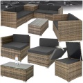 TecTake, Rattan Lounge Pisa Rattan Lounge Pisa