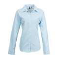 Oxfordbluse Bluse Arbeitshemd, Langärmlig Damen Hellblau 46