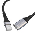 USB 2.0 Verlängerungskabel 2m Schwarz