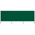 vidaXL 3-teiliges Windschutzgewebe 400 x 160 cm Grün