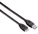 0.75m USB 3.0 A/USB 3.0 Micro B m/m USB Kabel 0,75 m USB 3.2 Gen 1 (3.1 Gen 1) USB A Micro-USB B Schwarz
