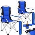 2 Campingstühle Mit Polsterung Unisex Blau