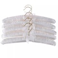 5x Gepolsterte Kleiderbügel - Satinmaterial Unisex ONE SIZE