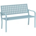 Outsunny - Gartenbank, One Size, Blau