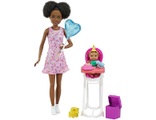 Barbie, Skipper Babysitters Inc. Geburtstag-Spielset mit Baby-Puppe Afro