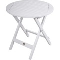 Garten Beistelltisch Mesa Eukalyptus Weiss 50 Unisex Weiss ONE SIZE