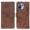 Xiaomi Mi 11 Lite - Vintage Etui Wildleder Optik