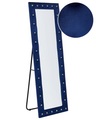 Beliani, Standspiegel aus Samtstoff Modern ANSOUIS Standspiegel aus Samtstoff Modern ANSOUIS