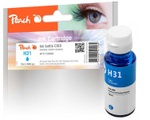 Peach Tintenbehälter cyan kompatibel zu HP 1VU26AE, 31 c