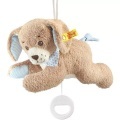 STEIFF Spieluhr Gute Nacht Hund 22 cm blau