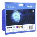 Brother Tinte LC-1280XL Original Kombi-Pack Schwarz, Cyan, Magenta, Gelb LC1280XLVALBPDR