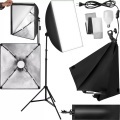 Studioleuchte Mit Softbox, Stativ Und Tragetasche Unisex Schwarz