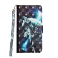 Xiaomi Mi 10 / 10 Pro - Etui Glitzer Effekt Wolf