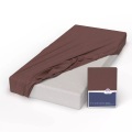 Lotus Bettwaren, Lotus Bettwaren - Frotté Fixleintuch Comfort, 90x200 cm, Braun