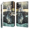 iPhone 15 Plus - Etui Glitzer Effekt Katze