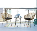 Garten Sitzgruppe Polyrattan (3-tlg)