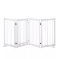 PawHut, PawHut - Hunde-Absperrgitter, One Size, Weiss