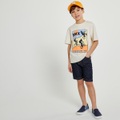 Oversized-t-shirt Mit Bmx-print Vorne Jungen Weiss 114