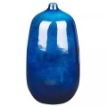 Beliani Blumenvase Terrakotta dunkelblau 45 cm VITORIA Vase