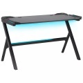 Beliani - Gaming-Tisch aus MDF-Platte Modern DANVERS, One Size, Schwarz