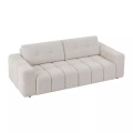 Vente-unique, Sofa 3-Sitzer - Strukturstoff - Beige - SOPELANA Sofa 3-Sitzer - Strukturstoff - Beige - SOPELANA