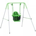 Outsunny - Kinderschaukel, One Size, Grün