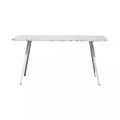 Tikamoon, Rechteckiger Tisch Premium-Terrazzo und Metall 4?6 Pers. Elio Rechteckiger Tisch Premium-Terrazzo und Metall 4?6 Pers. Elio
