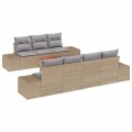 VidaXL - Garten-sofa poly-rattan, One Size, Beige