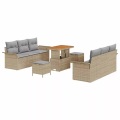 VidaXL - Garten-sofa poly-rattan, One Size, Beige