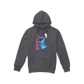 Lilo & Stitch - Covered In Kisses Kapuzenpullover, für Herren, Charcoal Black, Größe L