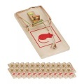 B2X - Mausefalle aus Holz, 25-tlg, One Size