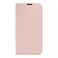 Dux Ducis - iPhone 13 Pro Max Flip Wallet Cover Leder Tasche - Roségold
