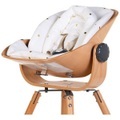 Childhome Jersey-Sitzkissen EVOLU NEWBORN GOLDENE PUNKTE in weiß