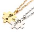 Paar Halskette - Puzzle Unisex ONE SIZE